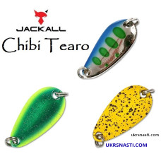 Блесна колеблющаяся Jackall Chibi Tearo длина 1,9 см вес 1,7 грамм